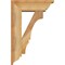 Ekena Millwork Balboa Traditional Rough Sawn Bracket w/ Offset Brace, Western Red Cedar, 6"W x 16"D x 24"H BKT0604X16X24BOA01RWR - alternate 2